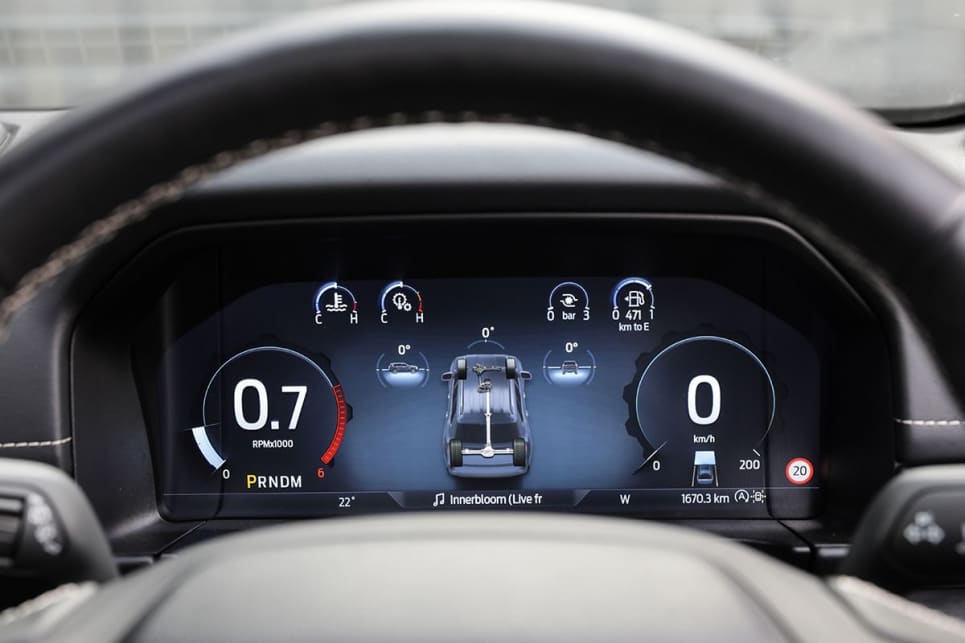 The Platinum features the largest digital instrument cluster at 12.4-inches.(Platinum variant pictured)