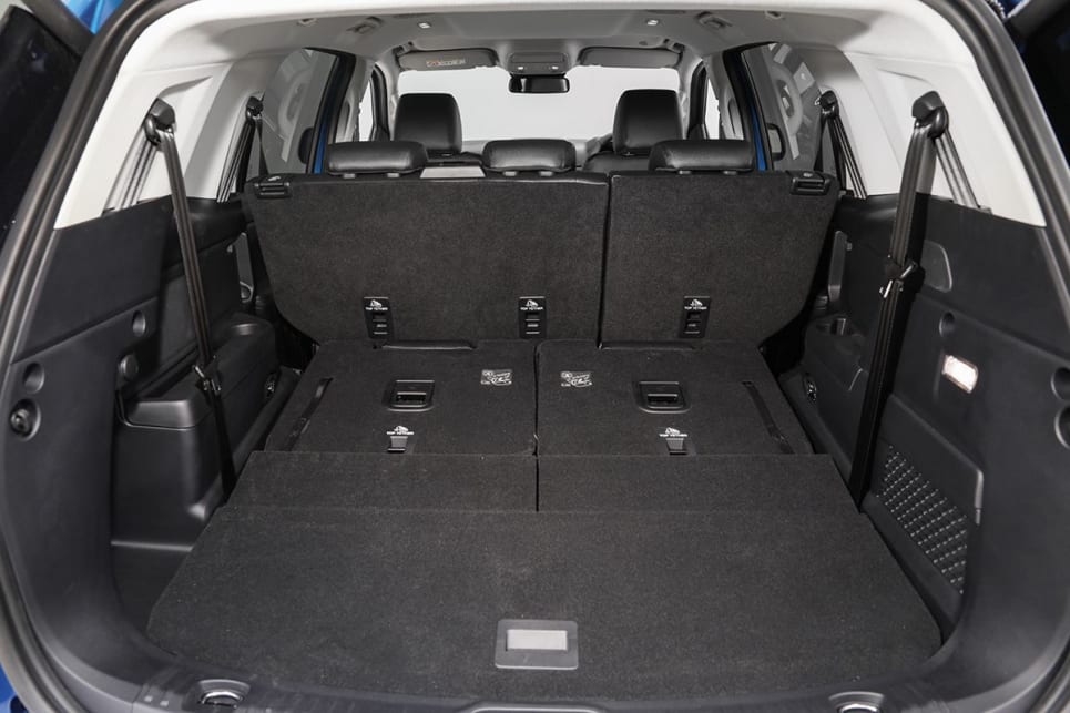 In five seat mode, the Everest has 898 litres of boot space. (Sport variant pictured)