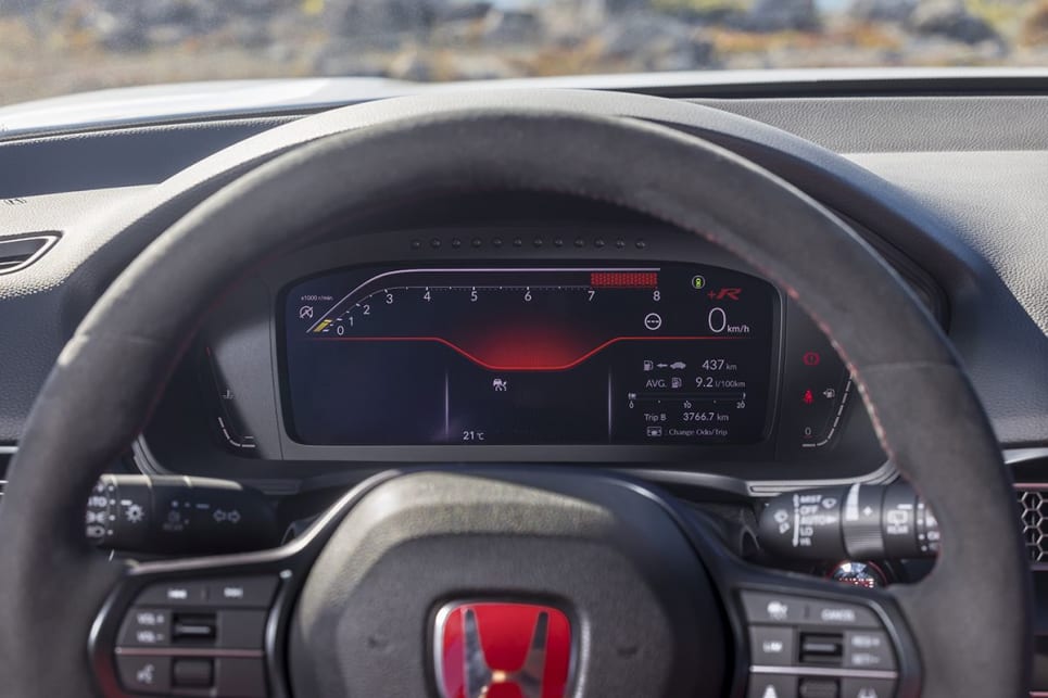 There's a 10.2-inch digital driver display.