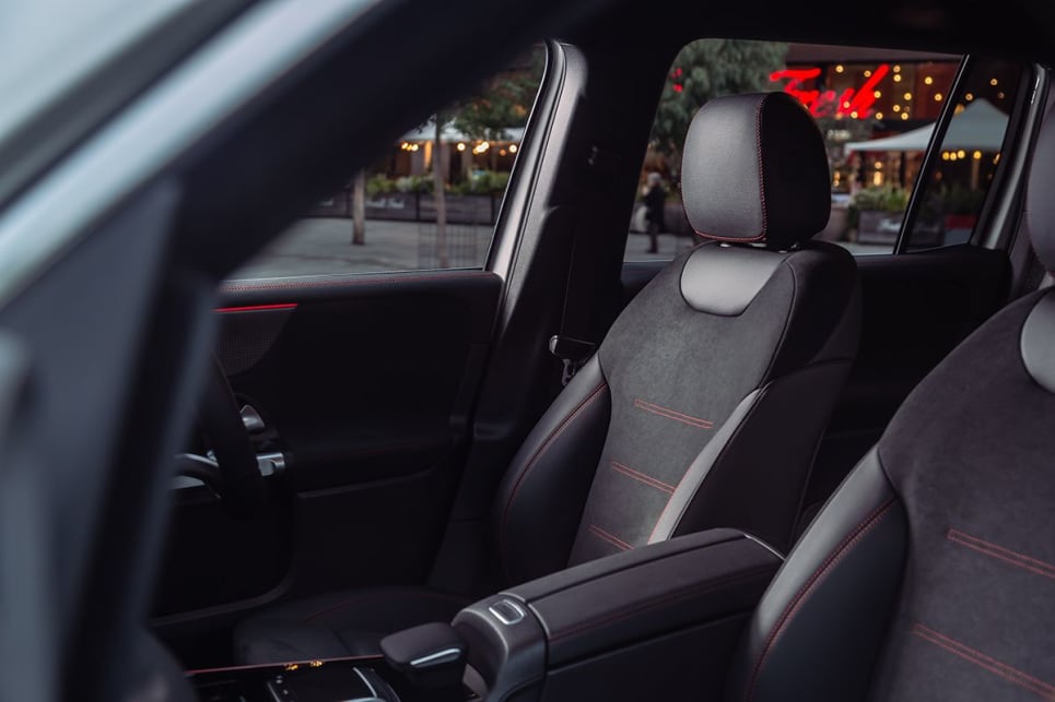 The optional AMG sports seats provide hours of comfort and support. 