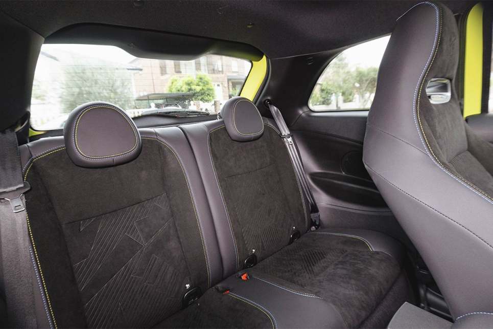 The rear seats are more suited for small kids. (Image: Andrew Chesterton)