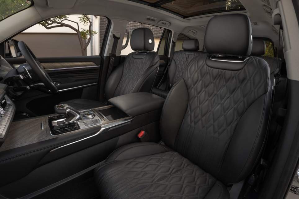 The front seats provide ample support and the driving position should find favour with most people. (Ultra variant pictured)