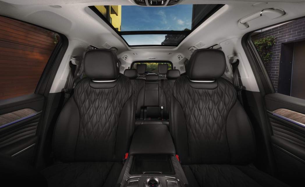 Stepping up to Ultra bins fake leather for Nappa trim and adds items such as a panoramic sunroof.