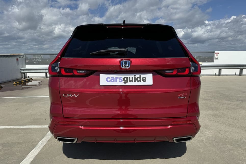 The stylish, Volvo-esque L-shaped tail-light graphic probably connects most clearly with past CR-Vs. (image: Byron Mathioudakis)