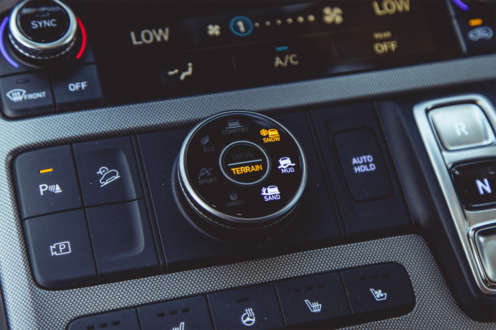 There are four on-road drive modes – Comfort, Eco, Sport and Smart. (Image: Glen Sullivan)