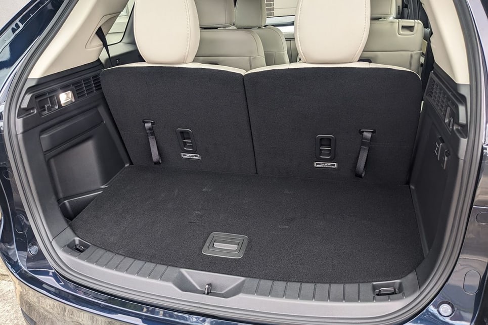As a large, three-row SUV, the CX-90 owners can stow 207 litres of volume in the boot.