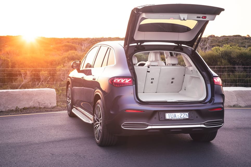  With the rear seat in place, there’s 520 litres of luggage space.