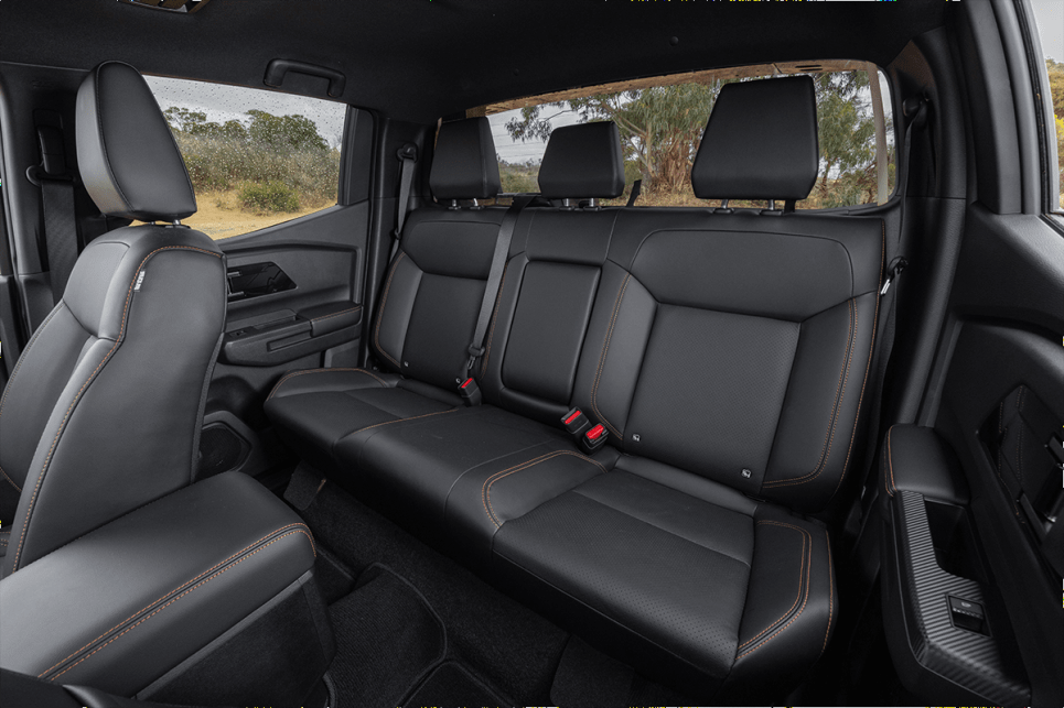 The Triton's seats are comfortable, and there is space aplenty.