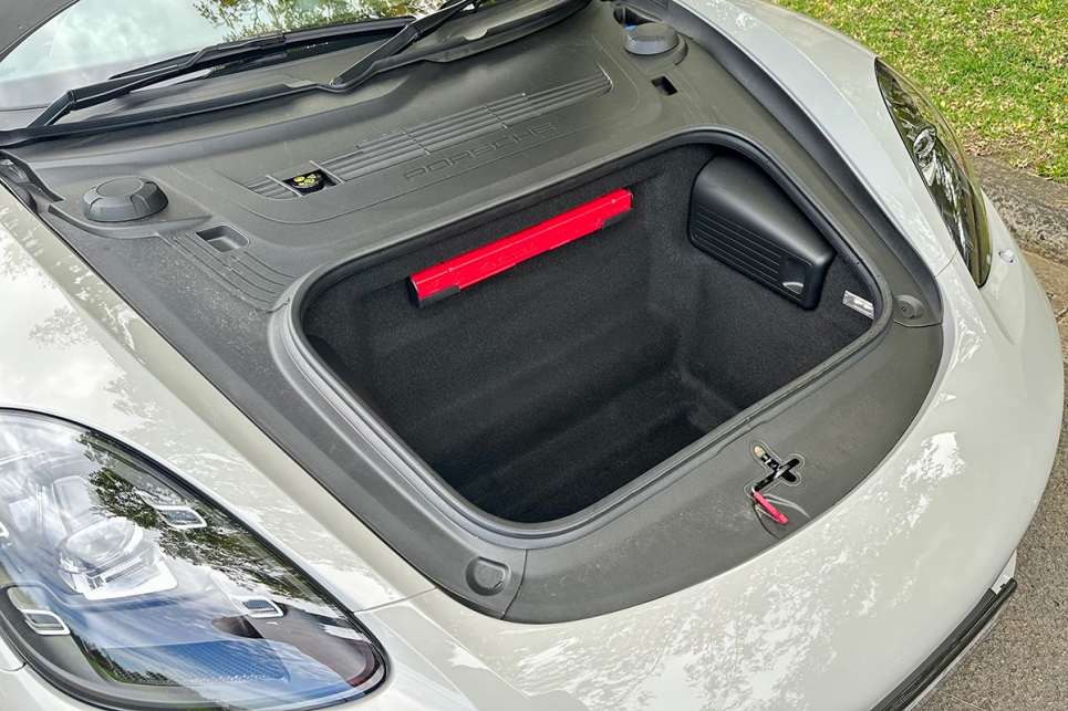 A front boot with a 150-litre capacity.