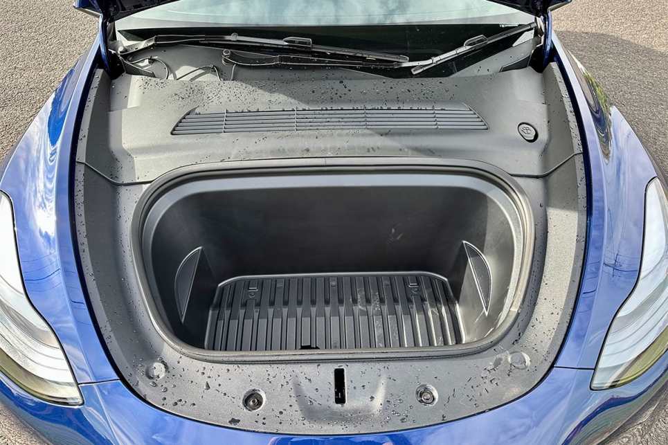 The Model Y is practical with a 117L front boot.