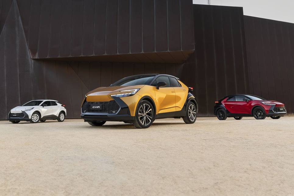 The C-HR features a new hybrid drivetrain and some fun Euro styling.