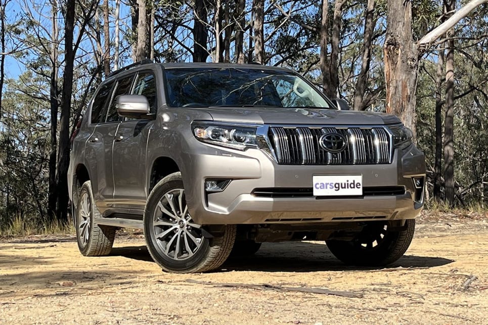 The current Prado’s design is less blocky than previous iterations but retains a recognisable Prado chunkiness. (image: Glen Sullivan)