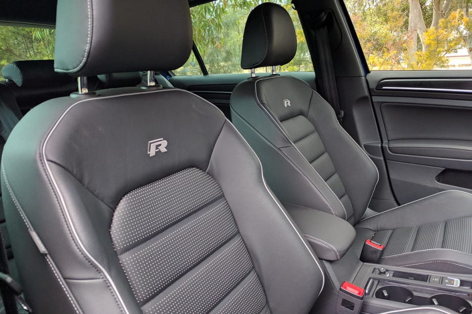 The Golf R rates high in the practicality stakes, with ample head and legroom for front and back seat passengers. (image credit: Dan Pugh)