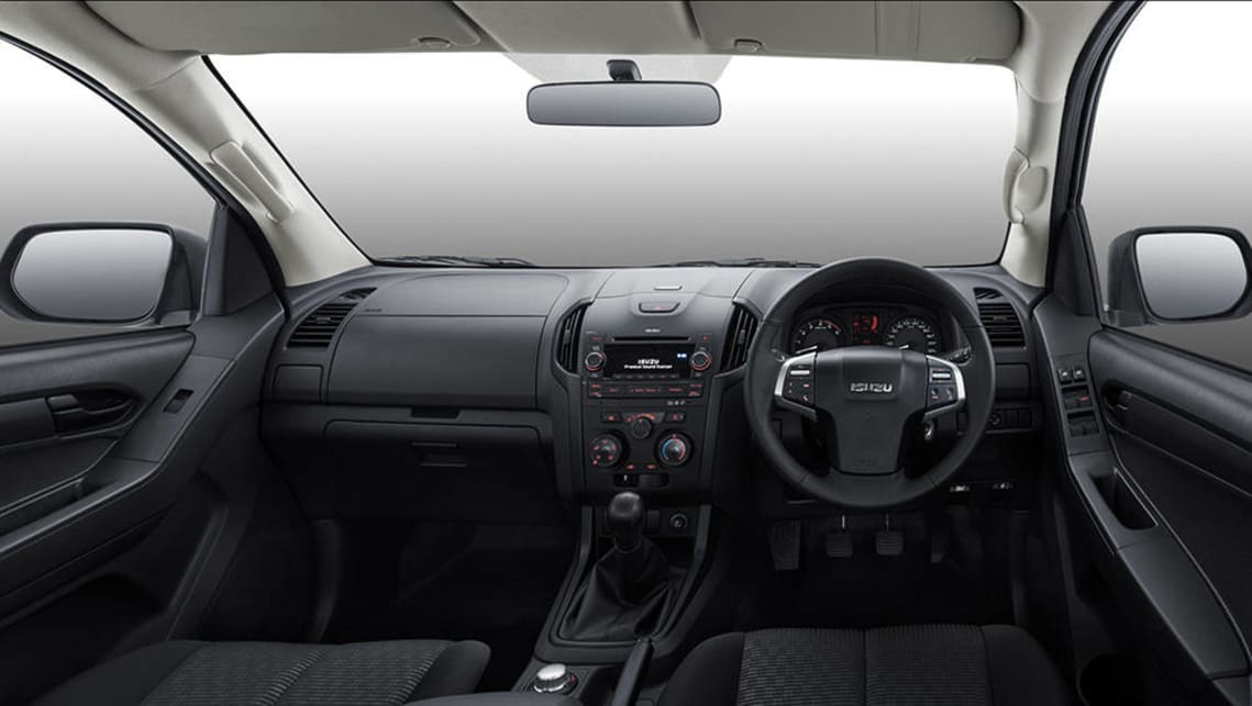 2016 Isuzu D-Max SX interior.
