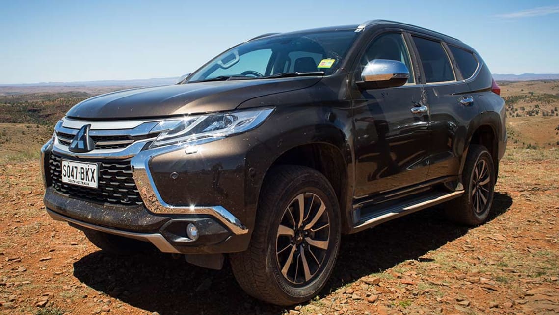 2016 Mitsubishi Pajero Sport Exceed in the South Australian Outback. Image credit: Dean McCartney.