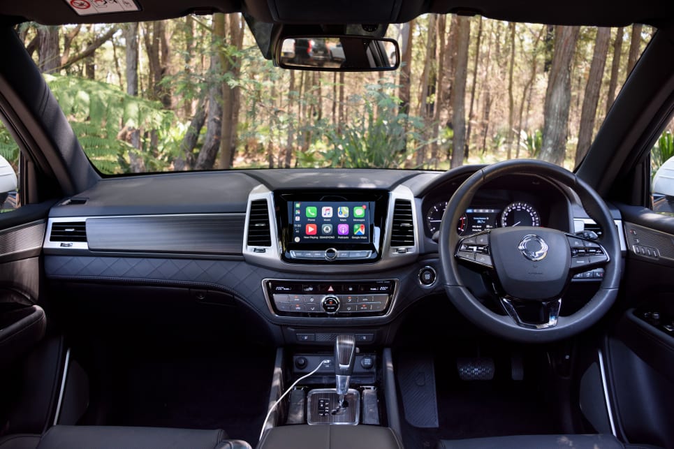 The SsangYong has the most luxurious, plushest interior.