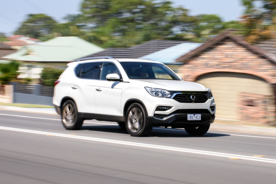 The SsangYong’s main letdown is the engine, but the transmission is nicely sorted, and it’s very quiet.