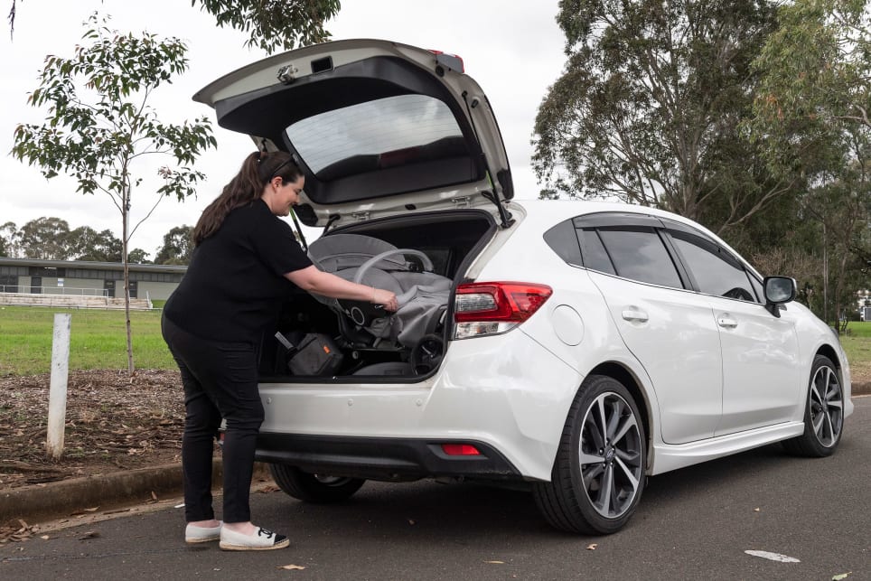 "The size of the Subaru Impreza is a real game-changer, and I think that a unique selling point of the Impreza is that it is slightly bigger than your average hatch," says Danielle.
