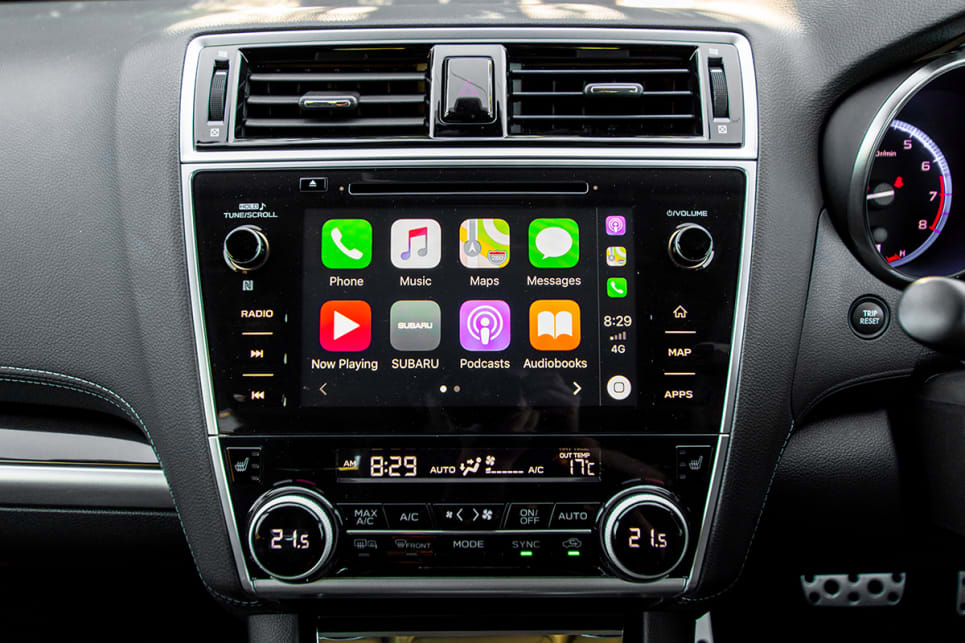 The 7.0-inch touchscreen is much improved and features Apple CarPlay and Android Auto.