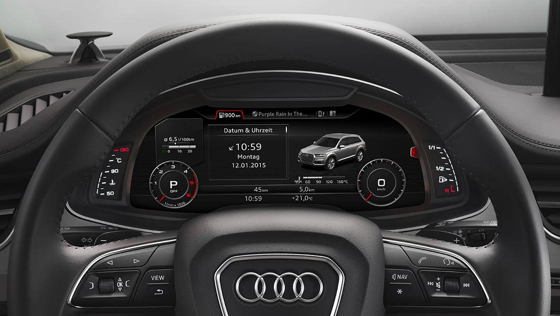 Audi's new Q7 will feature the 'virtual cockpit'.