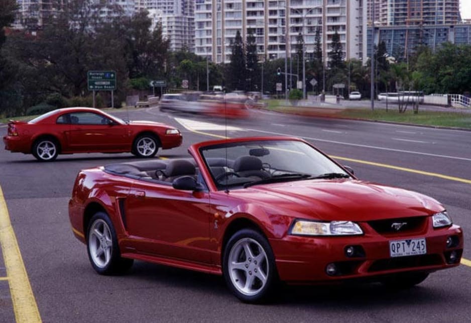 2001 Ford Mustang Cobra convertible and coupe