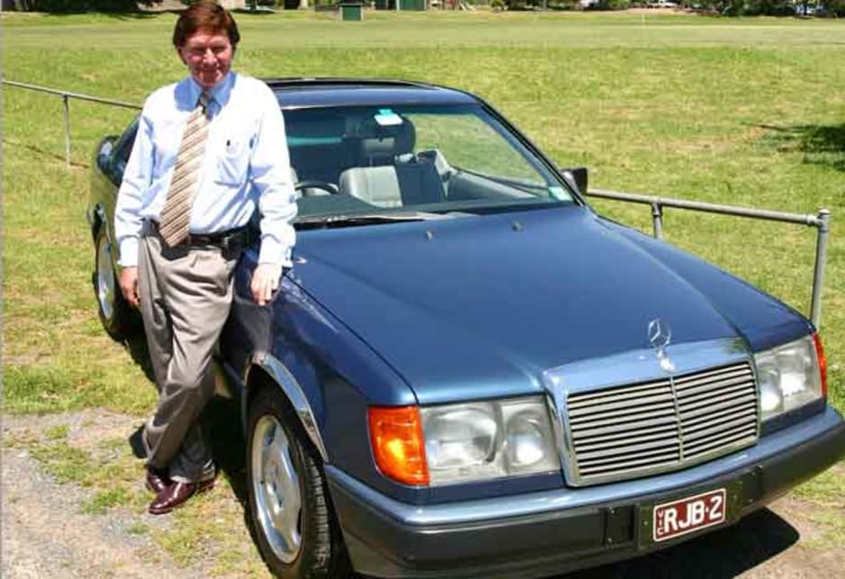 Bob Baker with his 1988 Mercedes-Benz 300 CE