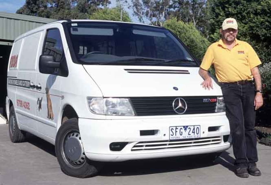Dennis Cleghorn with his 2003 Mercedes Benz Vito 112CDi