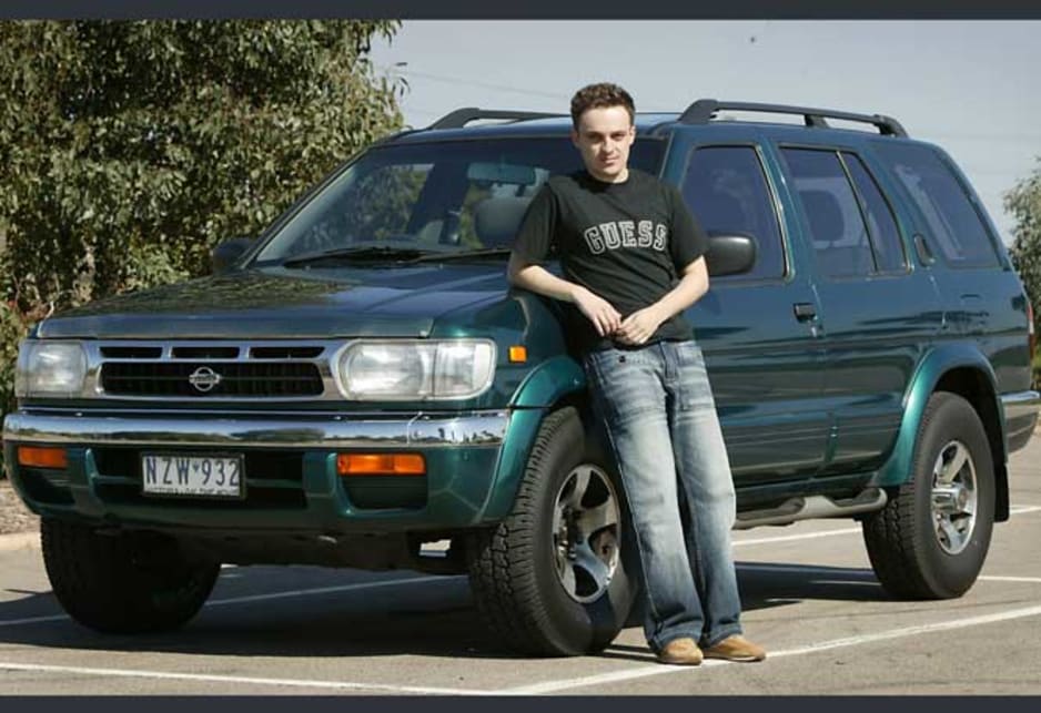George Nastevski with his Nissan Pathfinder
