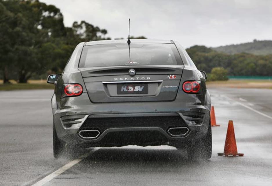 The optional - for $2290 - bi-modal exhaust allows the V8 to burble at the lights but speak with a more civilised tone when cruising. It's nice not to have any drone that can intrude on performance exhausts, but open up the taps and it brays with conviction.