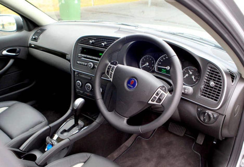Inside style is also smooth and familiar, right down to the ignition key mounted on the transmission tunnel between the front seats. Dash and instruments are most tidy and very legible.