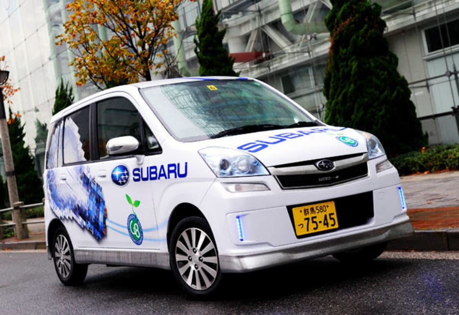 And the Subaru STELLA - an electric car currently only available in Japan.