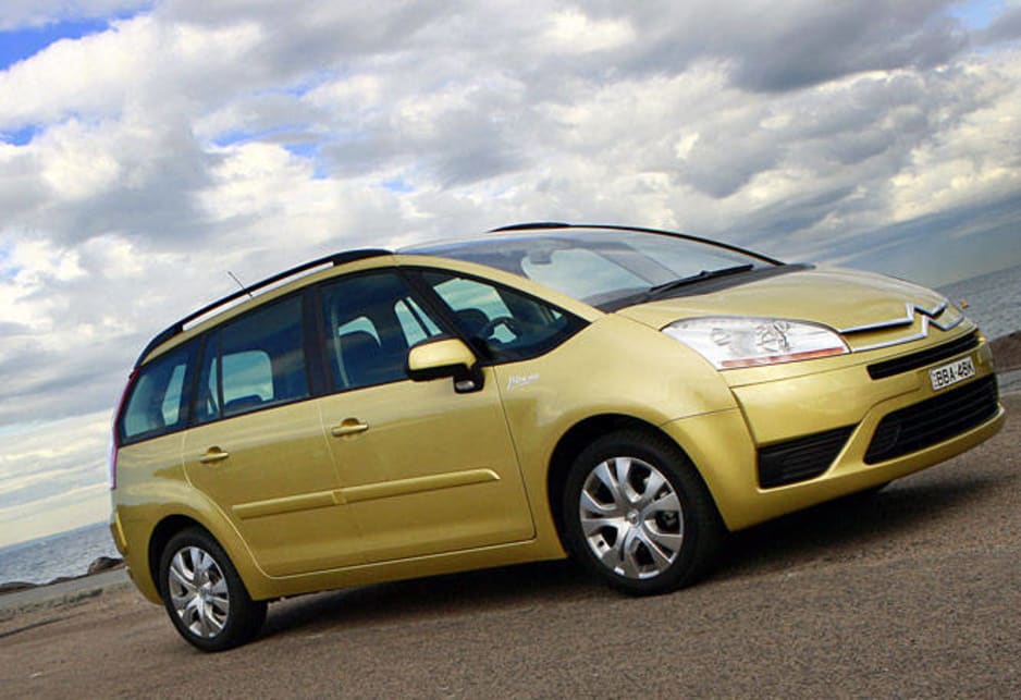 The surprisingly sleek Citroen Picasso C4 people mover. 