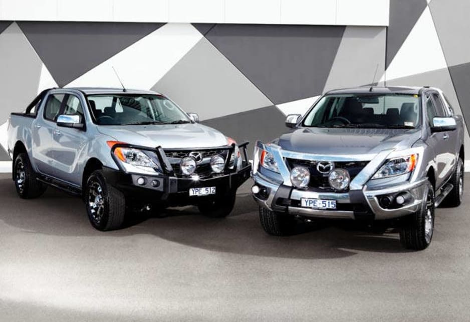 The business is still dominated by Toyota's Hilux and the Nissan Navara; now there is fresh competition at this top end of the ute market from Mazda, Ford, Volkswagen's Amarok and the forthcoming Holden Colorado. 