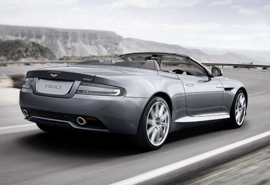 The Aston scores with brilliant convertible styling, all the luxury you can really want in a two-plus-two convertible.
