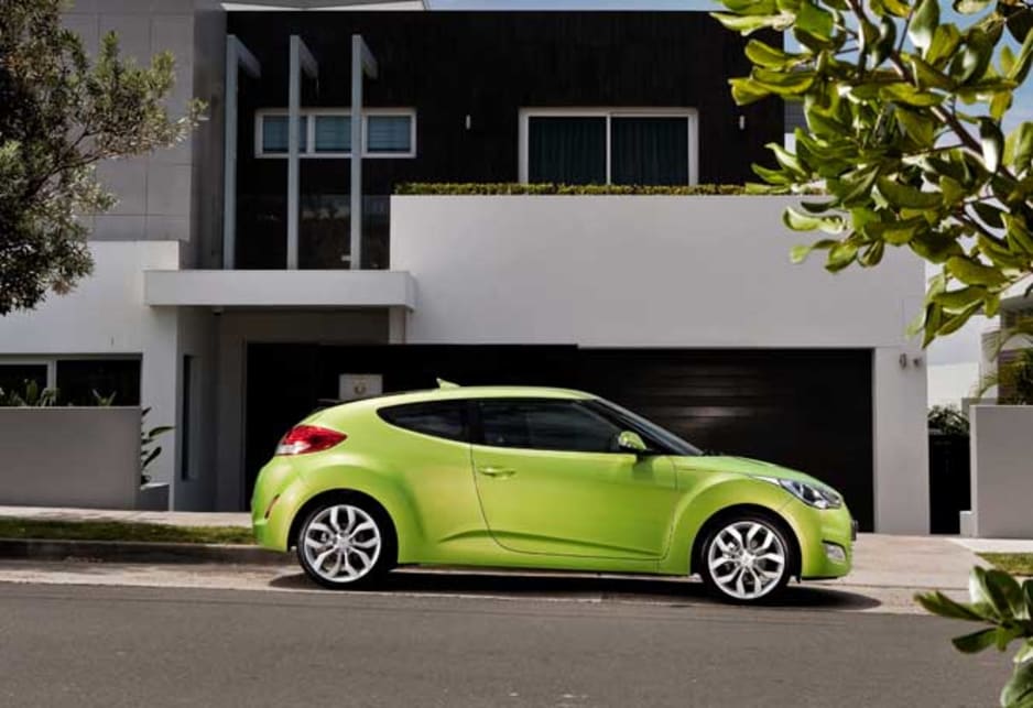 Those who don’t like being stared at should steer clear of buying a Veloster. 