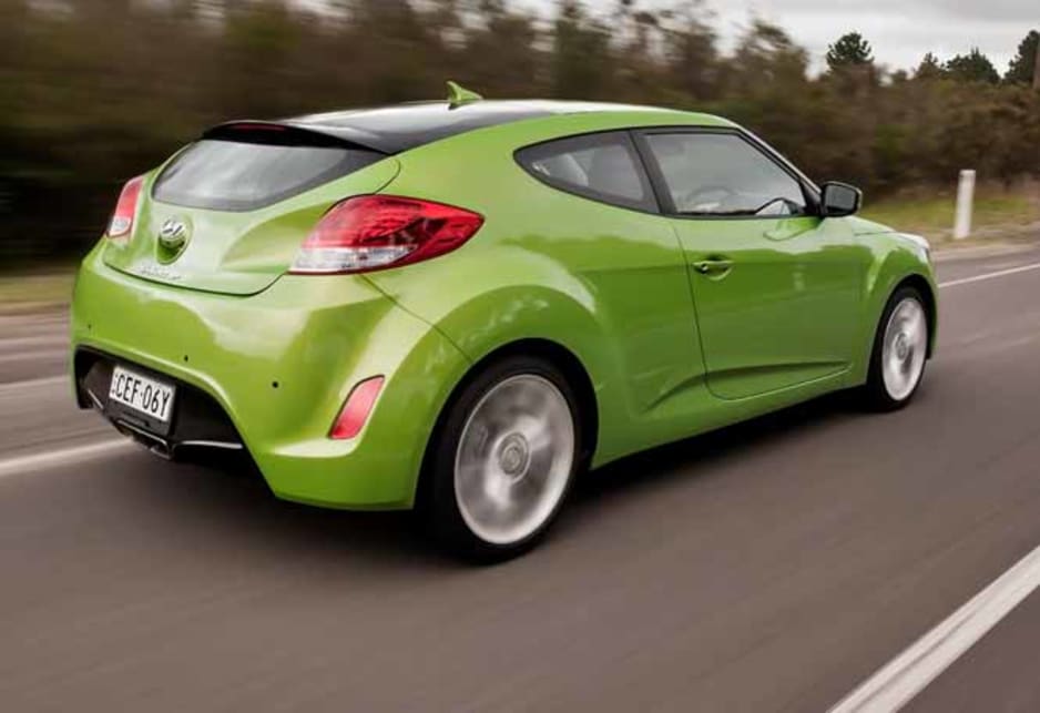 With a starting price of just $23,990 for the six-speed manual, it’s no wonder the little Hyundai is selling so well in its early days. An upmarket Veloster + costs an extra $2000, while six-speed double-clutch automatic versions adds a further $2000.