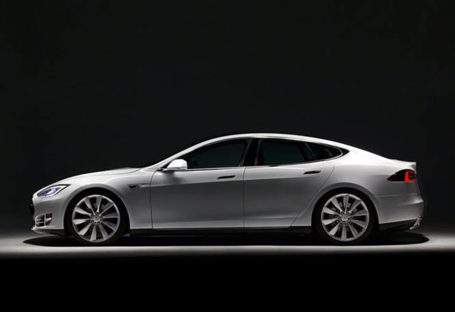 The Model S is a 5m long sedan that weighs 2.3 tonnes.