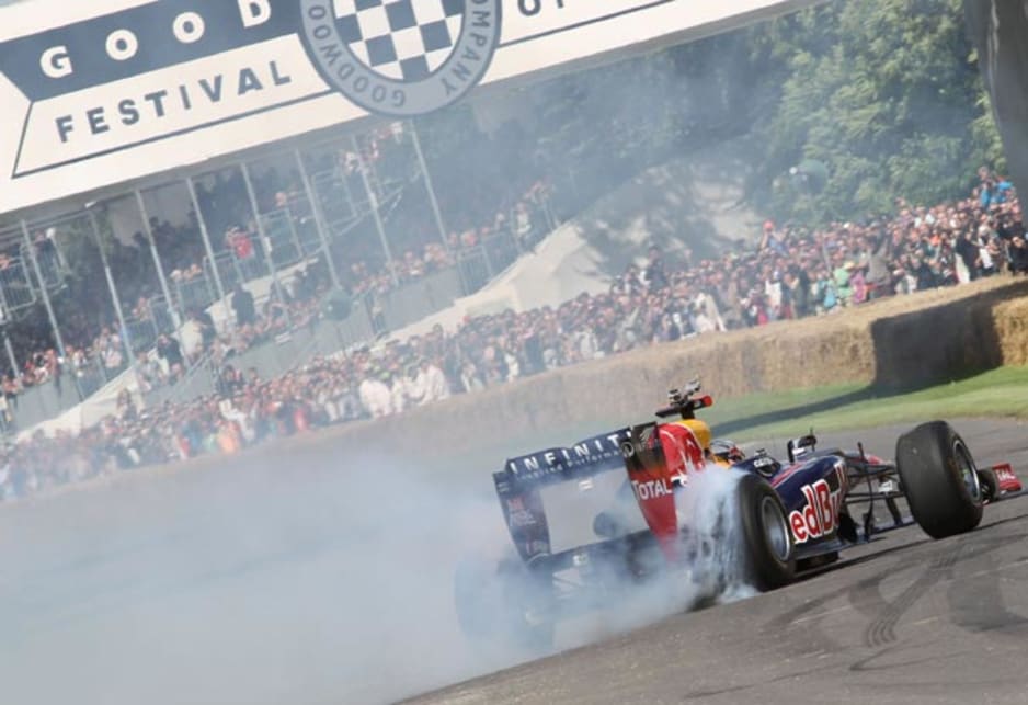 But the real action is on the track, and there's no shortage of fancy new cars tearing up the track among the racing classics, and this only adds to Goodwood's uniqueness.