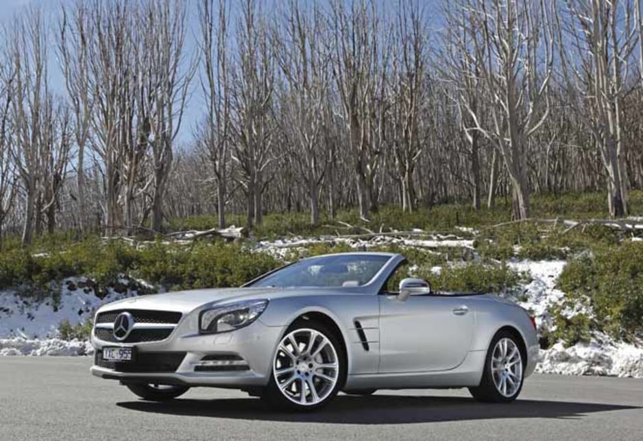 Every acronym in the Mercedes range has been shoehorned into the SL but they should be superfluous, given the car's basic driving dynamics. Recycled aluminium has lifted 110kg from the body's weight - only the A-pillars are steel to improve rollover strength - and the car is noticeably lighter changing direction.