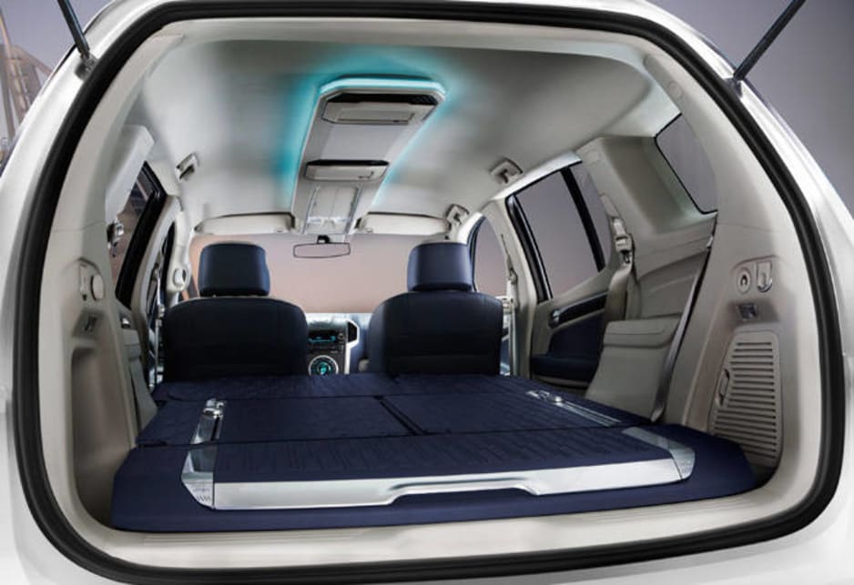 A you'd expect from Holden, there's the ability to create plenty of extra space in the cabin quickly and easily.