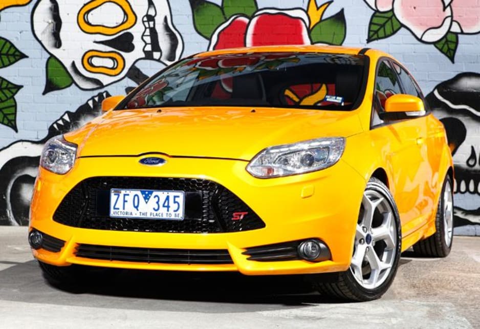 The new Ford Focus ST.
