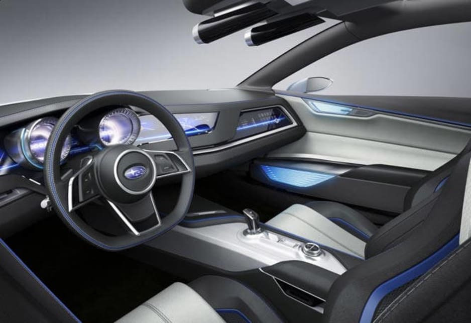 The Viziv’s interior also draws on Subaru’s traits of functionality and clean design.