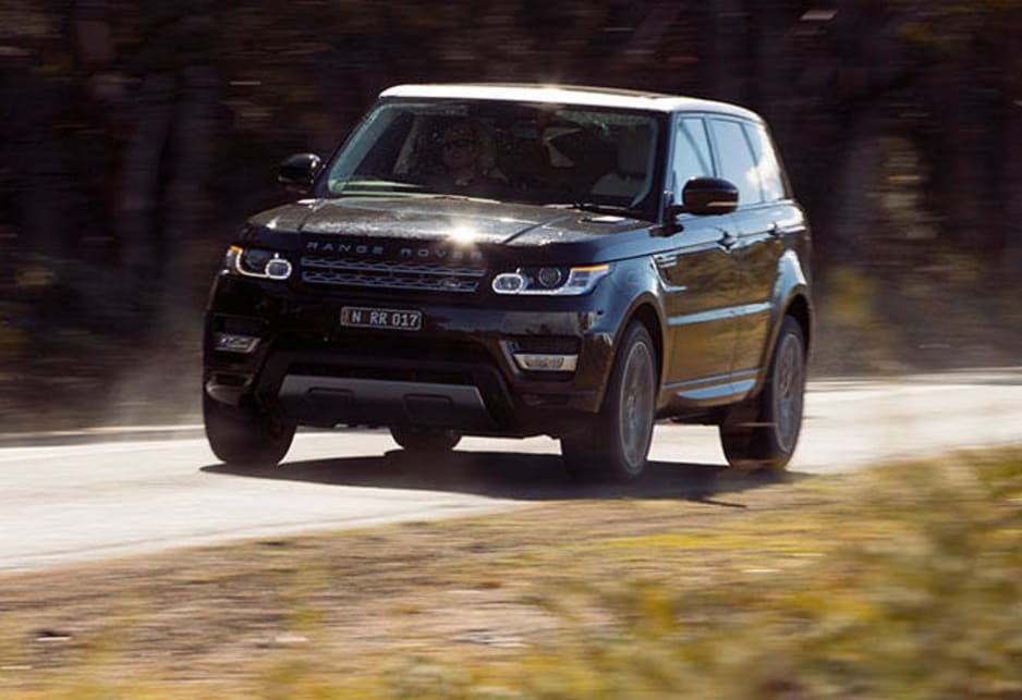 Very roughly speaking, the Sport's a visual blend of the Evoque and the senior Range Rover.