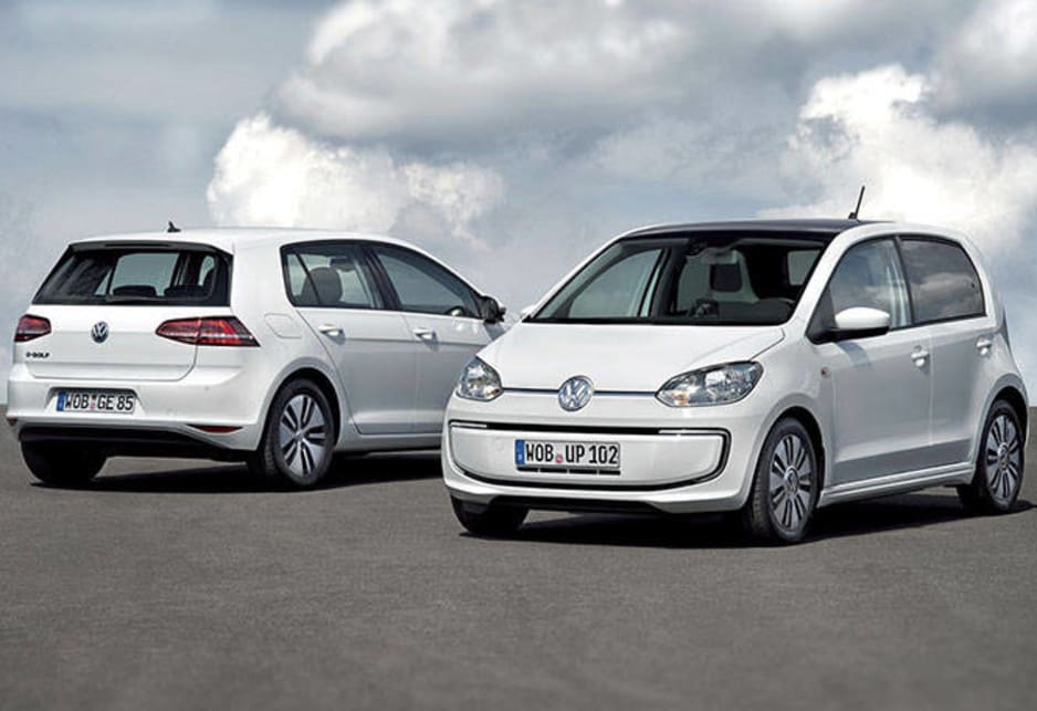 The Golf and Up hatchbacks go electric for the Frankfurt motor show next month, claiming fuel costs over 100km of as little as $3.50.

