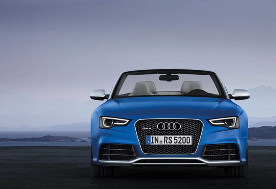 The RS5 is distinctly Audi with the characteristic widemouth grille to the fore.