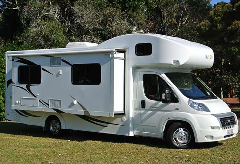 The Ducato has a 3.0-litre, four cylinder turbo-diesel engine with 130kW and 400Nm output which makes a reasonable fist of moving the large luxury motorhome.