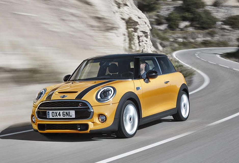The new Mini arrives here early in 2014 with new efficient engines, a larger body and some changes to styling.