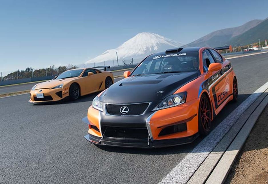 It was our first time at the Fuji circuit and Lexus had not one, but six of the stove hot Ferrari competitors on hand, with a total value of more than $3.2 million.