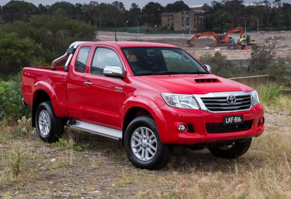 The 2014 model-year HiLuxes just beginning to arrive in dealerships are now rated with a five-star ANCAP score, and a rear view camera is now standard on several models. 
