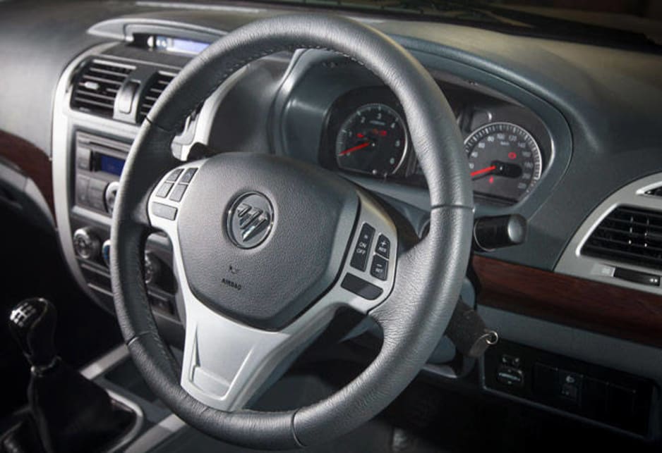 A five-speed manual is standard with a six-speed auto likely in the near future.